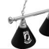 Holland Bar Stool POW/MIA 3 Shade Billiard Light with Chrome Fixture by the Co. view 2