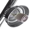 Holland Bar Stool POW/MIA 3 Shade Billiard Light with Chrome Fixture by the Co. view 3