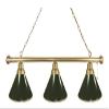 HBS Green 3 Shade Billiard Light with Brass Fixture by The Holland Bar Stool Co. view 1