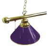 Holland Bar Stool Purple 3 Shade Billiard Light with Brass Fixture by the Co. view 2