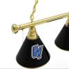 Grand Valley State 3 Shade Billiard Light with Brass Fixture by Holland Bar Stool view 2
