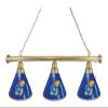 HBS Kansas 3 Shade Billiard Light with Brass Fixture by Holland Bar Stool view 1
