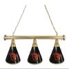 Holland Bar Stool Co. Oregon State 3 Shade Billiard Light with Brass Fixture by The view 1