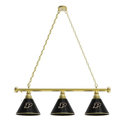 HBS Purdue 3 Shade Billiard Light with Brass Fixture by The Holland Bar Stool Co.