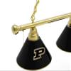 HBS Purdue 3 Shade Billiard Light with Brass Fixture by The Holland Bar Stool Co. view 2