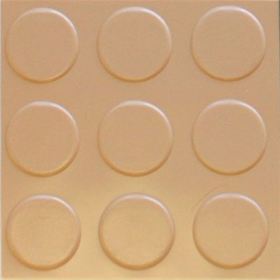 Coin Pattern Sandstone Commercial Grade - 75 Mil - 7.5' x 17' Garage Flooring Rolls