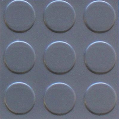 Coin Pattern Slate Grey Commercial Grade - 75 Mil - 7.5' x 17' Garage Flooring Rolls