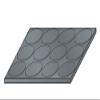 Coin Pattern Slate Grey Commercial Grade - 75 Mil - 7.5' x 17' Garage Flooring Rolls view 4