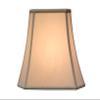 Royal Designs Rectangle Cut Corner Lamp Shade - Beige - (5 x 6.5) x (8 x 12) x 10 view 3