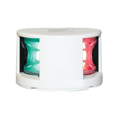 Lalizas FOS LED Bi-Color Light Deck Mount with White Housing, 12"