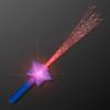 Set of 4 Assorted Star Fiber Optic Light Up Wands view 2