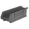 Akro-Mils 30284 Super-Size AkroBins Plastic Storage Bins, Space-Saving Stackable Bins for Garage, Classroom, Warehouse Organization, 24" L x 8" W x 7" H, Grey, 4-Pack view 1