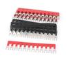 uxcell 10Pcs Fork Type 12 Postions Terminal Strip Jumper Black+Red 400V 10A view 1