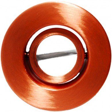 Ark Lighting ARLV4055G4-LED-SC LED Recessed Lighting Trim, 4" 2W Max Low Voltage Trim Pucklight w/Gimbal Ring - Satin Copper