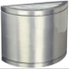 WAC Lighting WS-W2610-AL Tube LED Outdoor Half Cylinder Up and Down Wall Light Fixture, One Size, White/Brushed Aluminum view 1