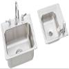 Elkay DRKR23417RC 18 Gauge Stainless Steel 34" x 17" x 7.625" Double Bowl Top Mount Sink Kit view 1