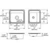 Elkay DRKR23417RC 18 Gauge Stainless Steel 34" x 17" x 7.625" Double Bowl Top Mount Sink Kit view 4