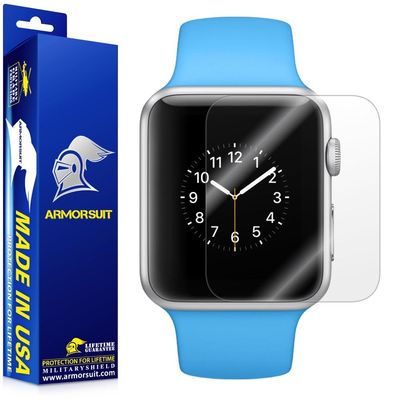 ArmorSuit 6 Pack Screen Protector for Apple Watch 38mm Series 3/2/1 Anti-Bubble HD Clear MilitaryShield Film - Made in USA