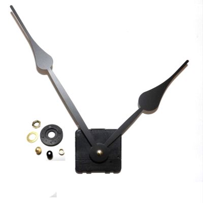 High Torque (Silent Sweep) Clock Movement with Large 8" Spaded Hands (#34) Large Wall Clock Clock Parts High Torque Non Ticking
