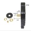 High Torque (Silent Sweep) Clock Movement with Large 8" Spaded Hands (#34) Large Wall Clock Clock Parts High Torque Non Ticking view 4