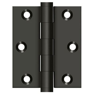 Deltana DSB3025U10B Solid Brass 3-Inch x 2 1/2-Inch Screen Door Hinge