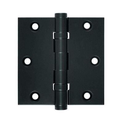 Deltana DSB35B19 Ball Bearings Solid Brass 3 1/2-Inch x 3 1/2-Inch Square Hinge