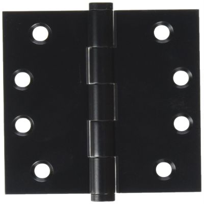 Deltana DSB419 Solid Brass 4-Inch x 4-Inch Square Hinge