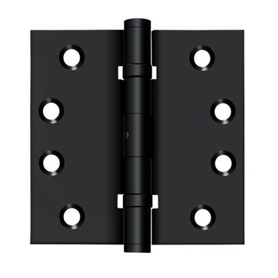Deltana DSB4NB19 Ball Bearings Solid Brass 4-Inch x 4-Inch Square Hinge