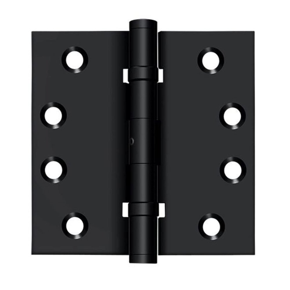 Deltana DSB4NB19 Ball Bearings Solid Brass 4-Inch x 4-Inch Square Hinge