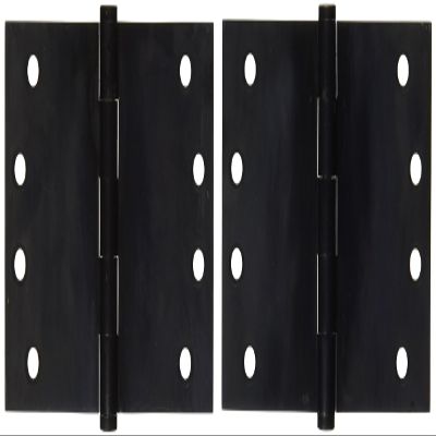 Deltana DSB406010B Solid Brass 4-Inch x 6-Inch Square Corner Hinge