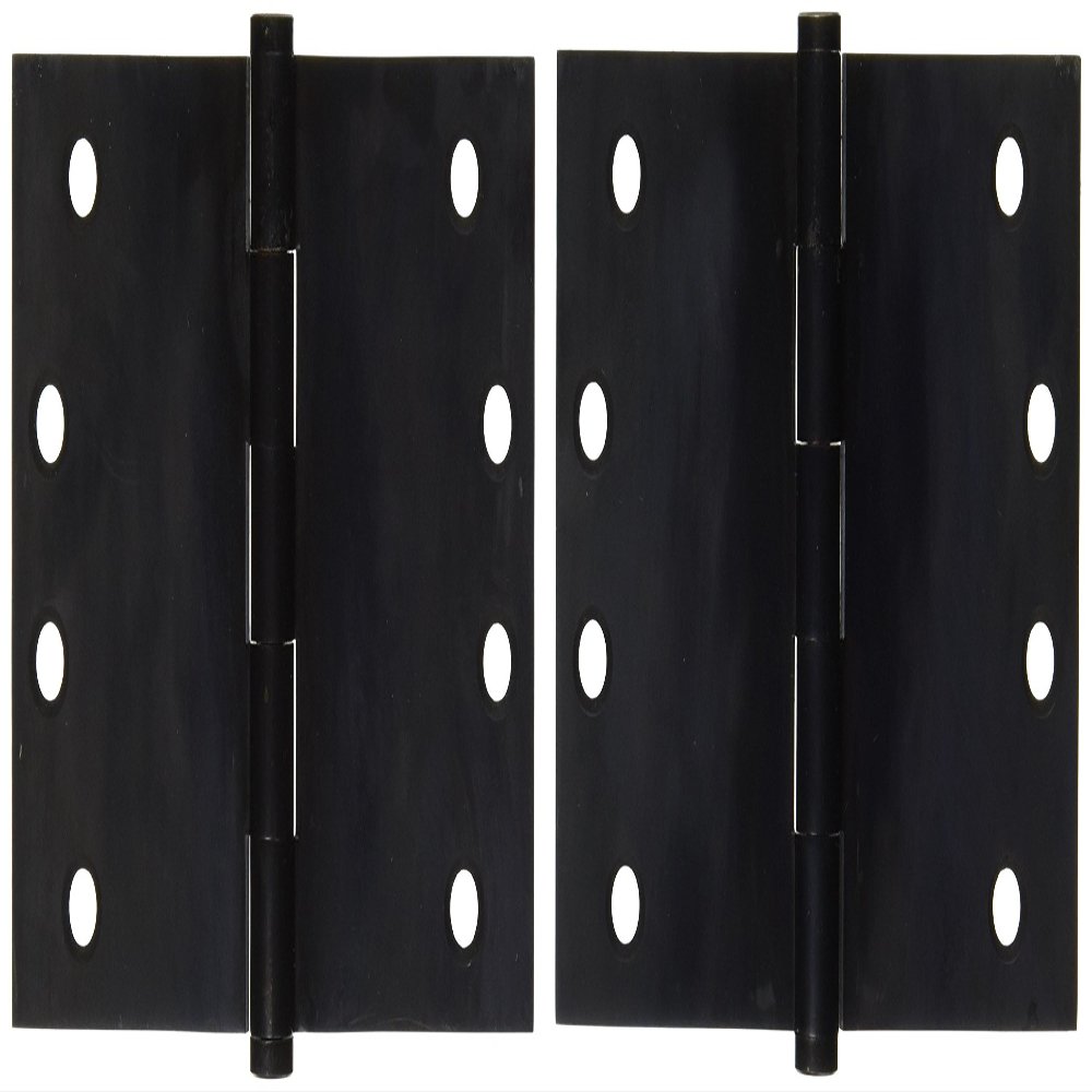 Deltana DSB406010B Solid Brass 4-Inch x 6-Inch Square Corner Hinge