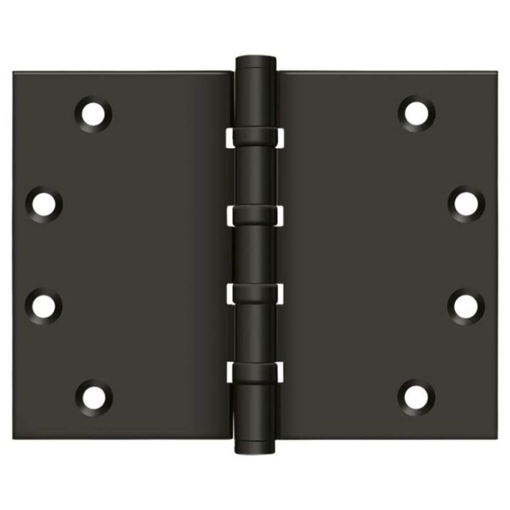 Deltana DSB4560BB10B Solid Brass 4 1/2-Inch x 6-Inch Square Corner Hinge
