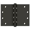 Deltana DSB4560BB10B Solid Brass 4 1/2-Inch x 6-Inch Square Corner Hinge view 1