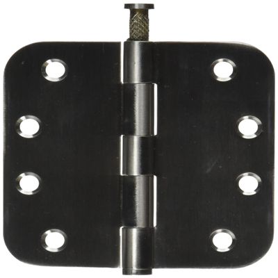 Deltana SS44R5U32D-R Stainless Steel 4-Inch x 4-Inch x 5/8-Inch Radius Hinge