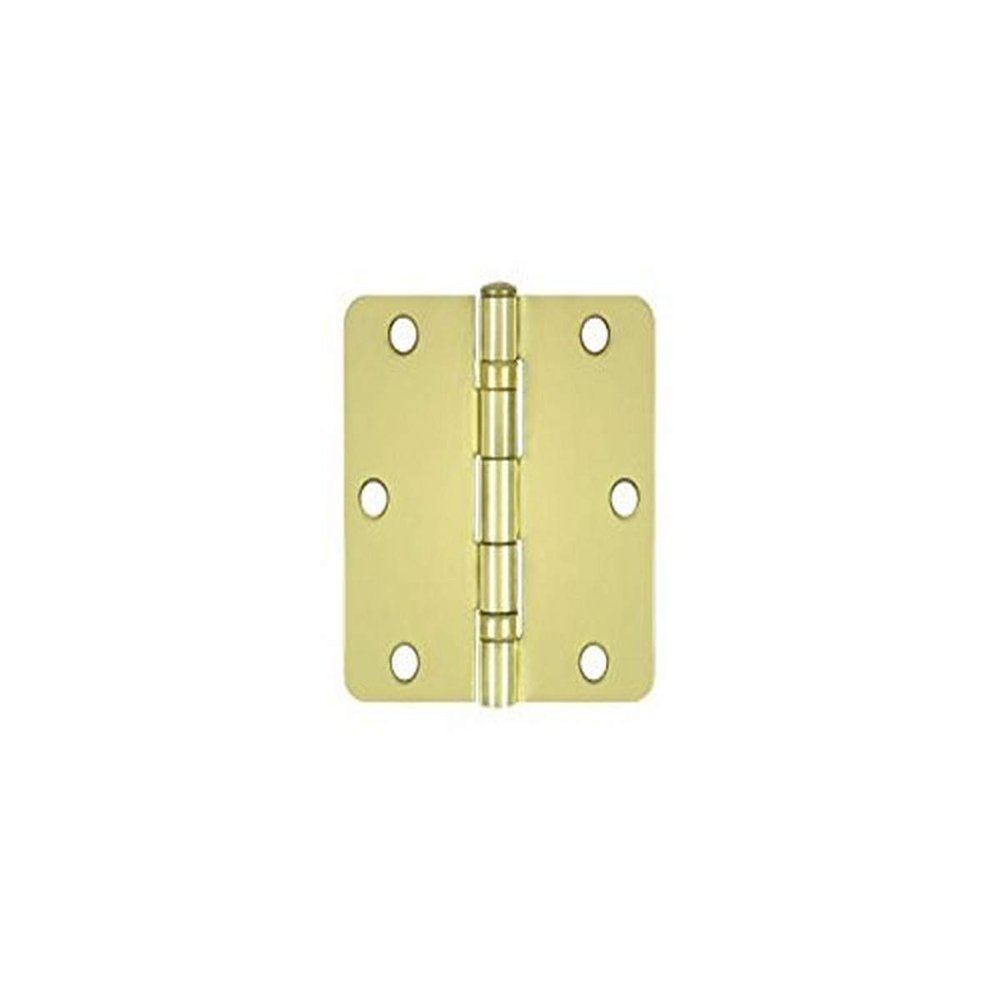 Deltana S35R4BB3 Ball Bearing Steel 3 1/2-Inch x 3 1/2-Inch x 1/4-Inch Radius Hinge