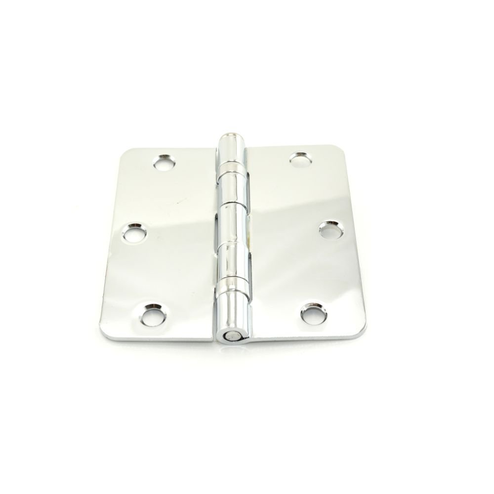 Deltana S35R4BB26 Ball Bearing Steel 3 1/2-Inch x 3 1/2-Inch x 1/4-Inch Radius Hinge