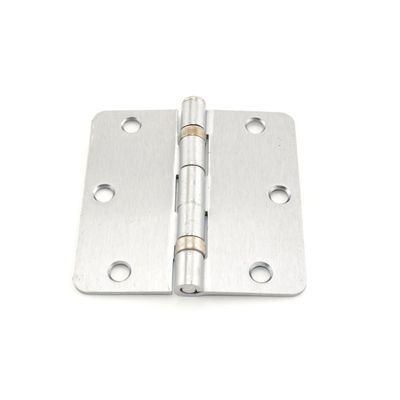 Deltana S35R4BB26D Ball Bearing Steel 3 1/2-Inch x 3 1/2-Inch x 1/4-Inch Radius Hinge