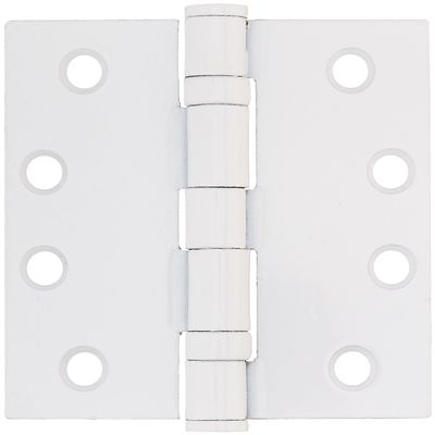 Deltana S44HDBBUSPW HD Ball Bearings Steel 4-Inch x 4-Inch Square Hinge