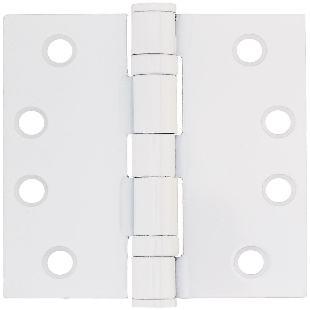 Deltana S44HDBBUSPW HD Ball Bearings Steel 4-Inch x 4-Inch Square Hinge