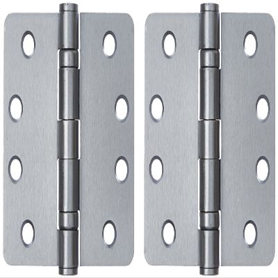 Deltana S44R4HDB26D HD Ball Bearings Steel 4-Inch x 4-Inch x 1/4-Inch Radius Hinge