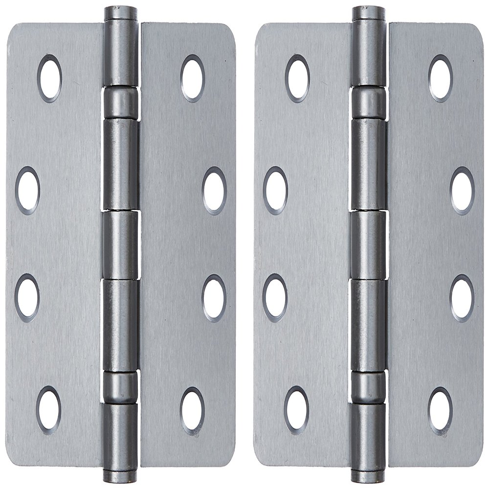 Deltana S44R4HDB26D HD Ball Bearings Steel 4-Inch x 4-Inch x 1/4-Inch Radius Hinge