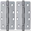 Deltana S44R4HDB26D HD Ball Bearings Steel 4-Inch x 4-Inch x 1/4-Inch Radius Hinge view 1