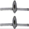 Deltana S44R4HDB26D HD Ball Bearings Steel 4-Inch x 4-Inch x 1/4-Inch Radius Hinge view 2