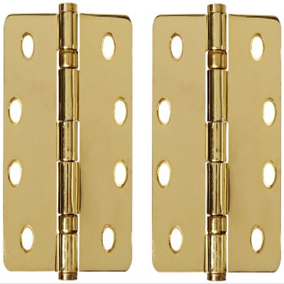 Deltana S44R4HDB3 HD Ball Bearings Steel 4-Inch x 4-Inch x 1/4-Inch Radius Hinge