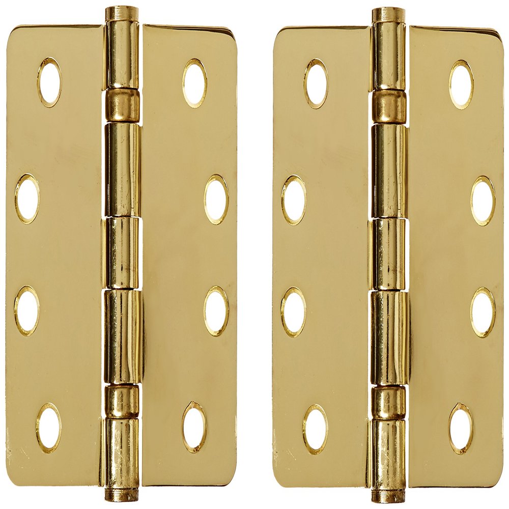 Deltana S44R4HDB3 HD Ball Bearings Steel 4-Inch x 4-Inch x 1/4-Inch Radius Hinge