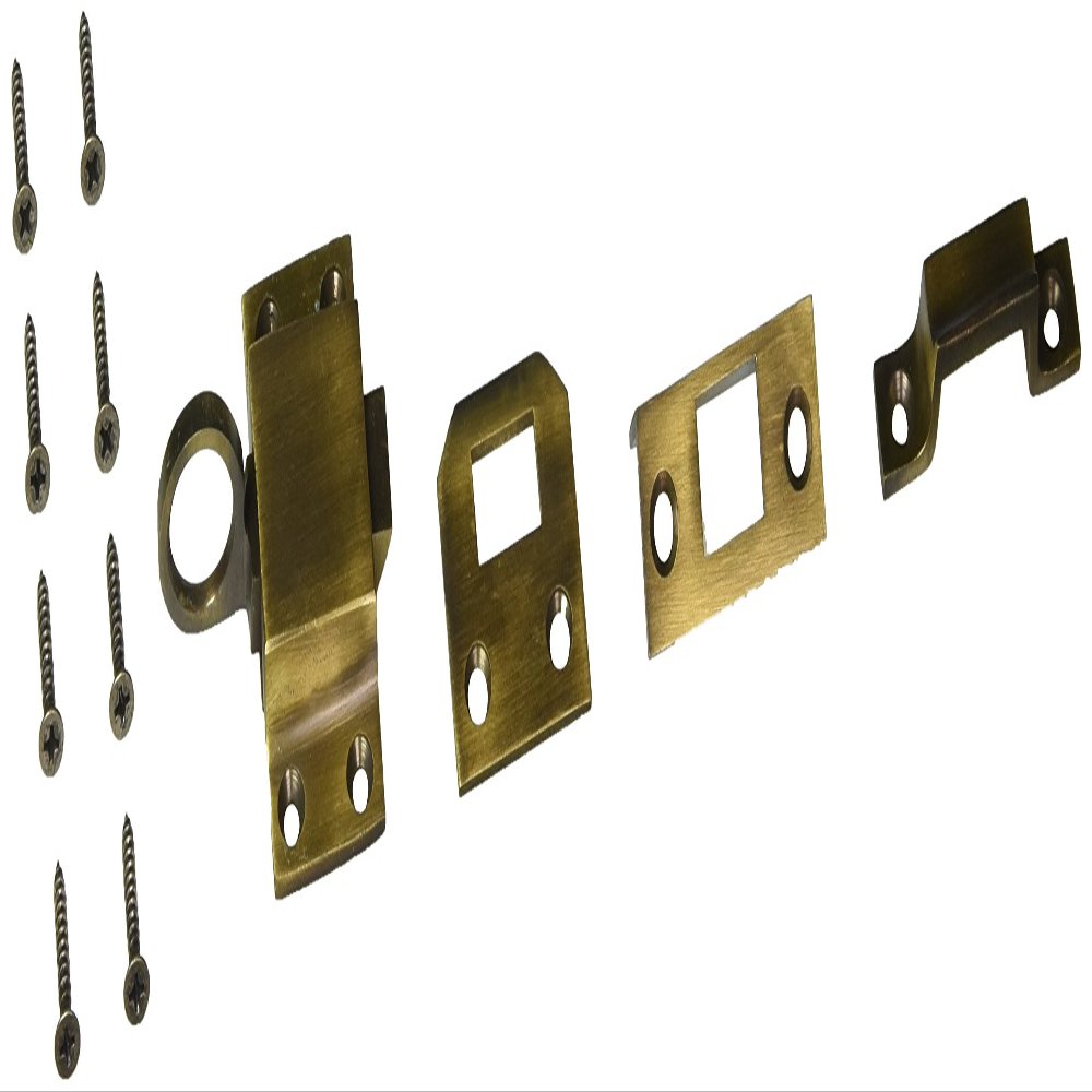 Deltana TC80U5 1-5/8-Inch x 2-1/4-Inch Transom Catch Solid Brass