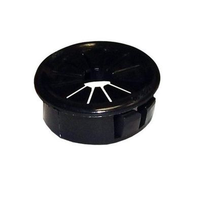 Morris 22356 Morris Products 22356 Snap Bushings, With Shutters, 1.50" Size (Pack of 10), Black