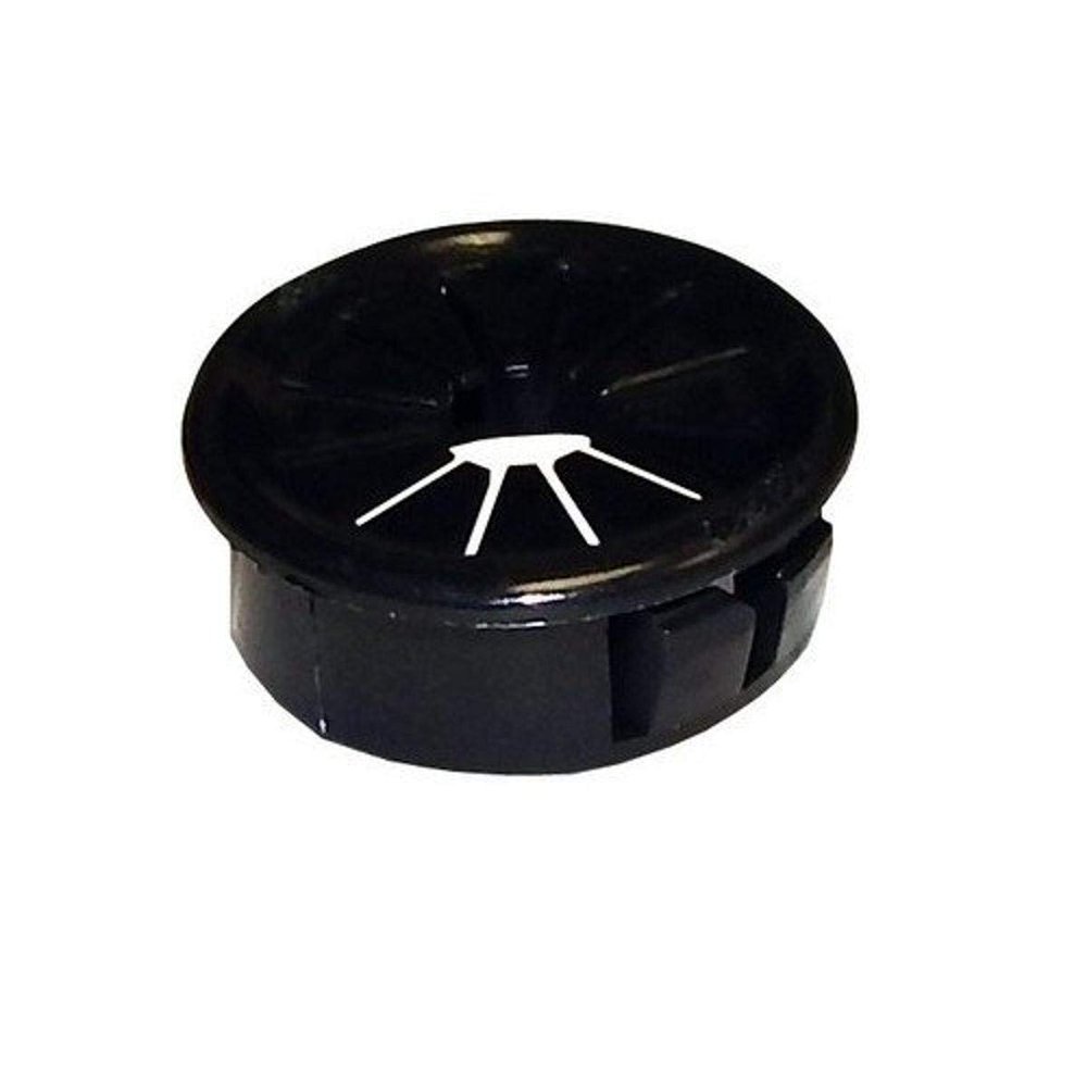Morris 22356 Morris Products 22356 Snap Bushings, With Shutters, 1.50" Size (Pack of 10), Black