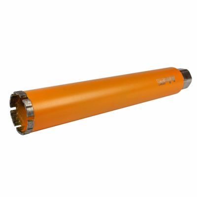 Archer PRO 2-1/2 in. Diamond Turbo Core Drill Bit/Hole Saw for Concrete Drilling and Masonry. 14 Drill Depth, 1-1/4 in. -7 Arbor for Core Drill Stand Rig, Dry and Wet Use