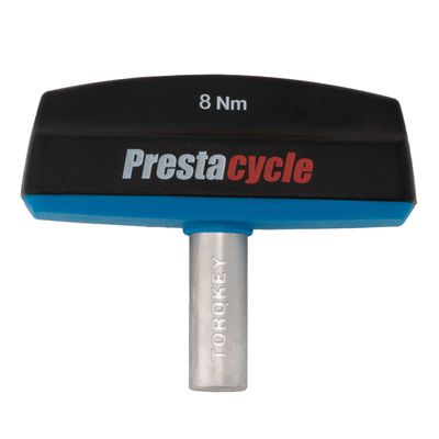Prestacycle Pro TorqKeys 8Nm T-Handle Torque Limiting Tool  Torque Wrench Bit with Ergonomic Low-Profile Grip, Magnetic 1/4" Hex Bit Retention, Durable Zinc Shaft